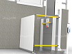 Elevator with vertical movement "PPV 2200" for disabled people and other low-mobility groups of the population.